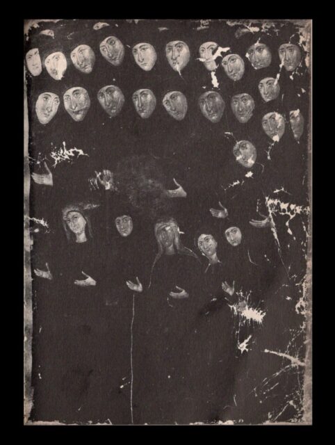 A group of Constaninople nuns, from a manuscript produced in that city about 1400. Via @arasarchive #thezonezine